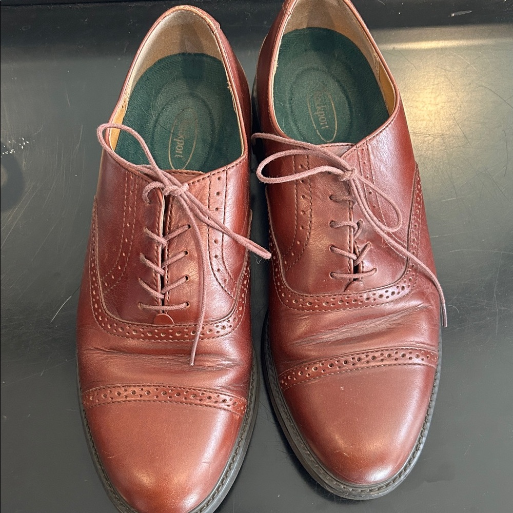 Classic Brown Leather Upper Men's Shoes